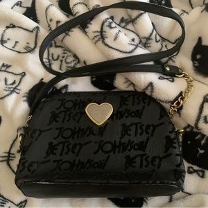 Black Betsey Johnson Crossbody